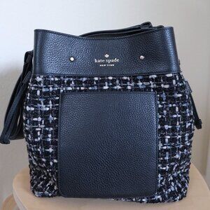 Kate Spade Fabric Leather Bucket Bag